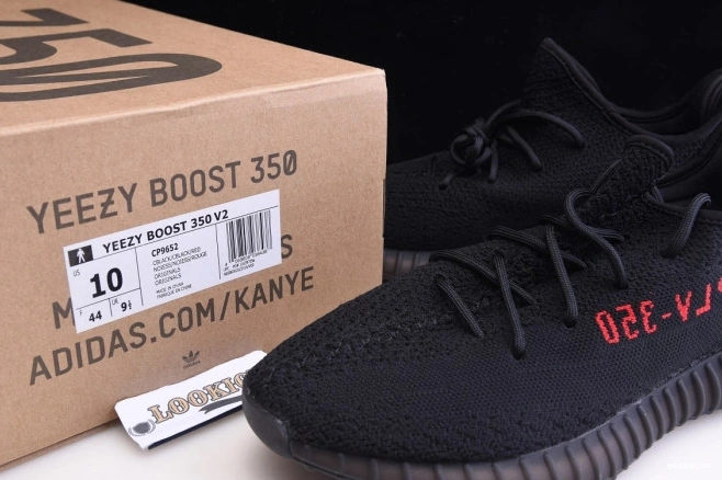 Yeezy Red CP9652 V2 Black Boost Adidas 350 0907